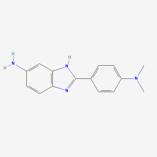 40655-14-9 2-(4-Dimethylamino-phenyl)-1H-benzoimidazol-5-yl-amine chemical structure