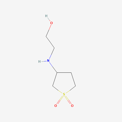 58903-81-4 2-(1,1-Dioxo-tetrahydro-1lambda*6*-thiophen-3-yl-amino)-ethanol chemical structure