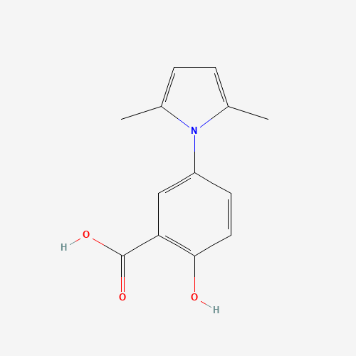 313701-92-7 5-(2,5-Dimethyl-pyrrol-1-yl)-2-hydroxy-benzoic acid chemical structure