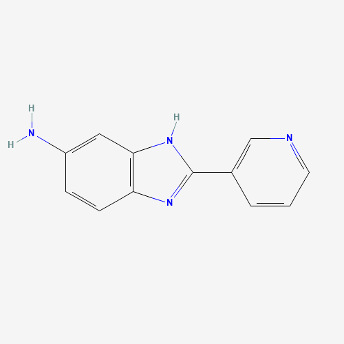 1571-99-9 2-Pyridin-3-yl-1H-benzoimidazol-5-ylamine chemical structure