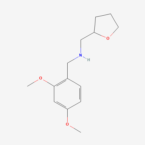 510723-75-8 (2,4-Dimethoxy-benzyl)-(tetrahydro-furan-2-yl-methyl)-amine chemical structure