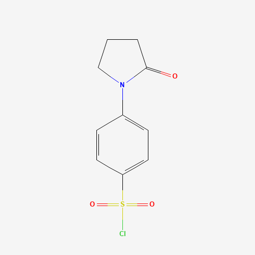 112539-09-0 4-(2-Oxo-pyrrolidin-1-yl)-benzenesulfonyl chloride chemical structure