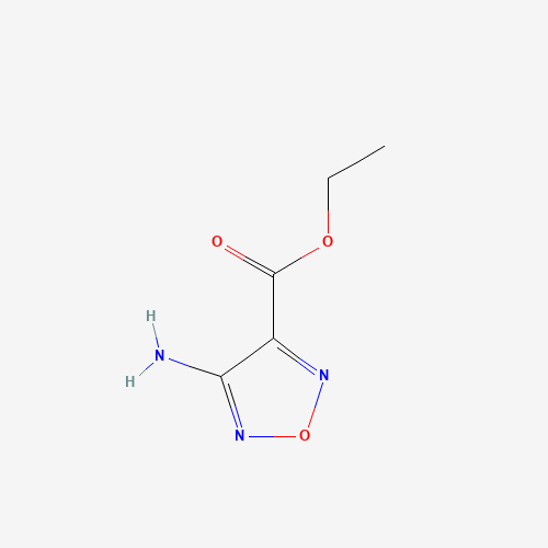 17376-63-5 4-Amino-furazan-3-carboxylic acid ethyl ester chemical structure