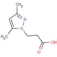72145-01-8 3-(3,5-Dimethyl-pyrazol-1-yl)-propionic acid chemical structure
