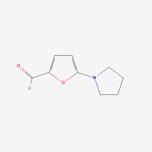 84966-28-9 5-Pyrrolidin-1-yl-furan-2-carbaldehyde chemical structure