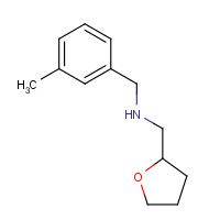 356530-65-9 (3-Methyl-benzyl)-(tetrahydro-furan-2-ylmethyl)-amine chemical structure