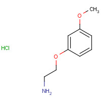 26378-67-6 2-(3-Methoxy-phenoxy)-ethylamine hydrochloride chemical structure