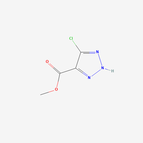 88474-33-3 5-Chloro-1H-[1,2,3]triazole-4-carboxylic acid methyl ester chemical structure
