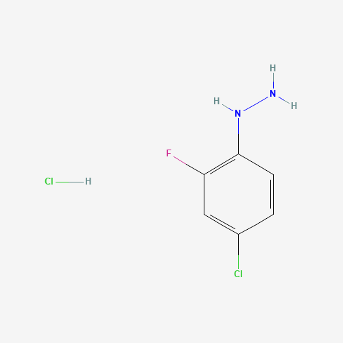 64172-78-7 4-Chloro-2-fluorophenylhydrazine hydrochloride chemical structure