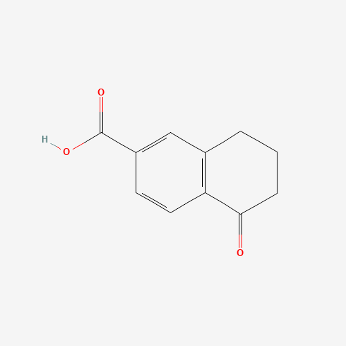 3470-46-0 5-Oxo-5,6,7,8-tetrahydronaphthalene-2-carboxylic acid chemical structure