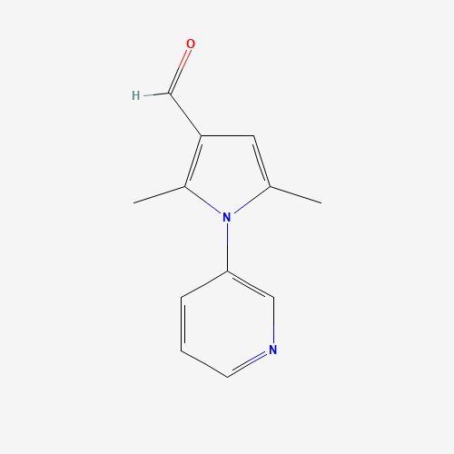 35711-47-8 2,5-Dimethyl-1-pyridin-3-yl-1H-pyrrole-3-carbaldehyde chemical structure