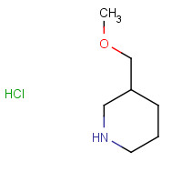 688809-97-4 3-(Methoxymethyl)piperidine hydrochloride chemical structure