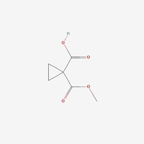 113020-21-6 Cyclopropane-1,1-dicarboxylic acid mono methyl ester chemical structure