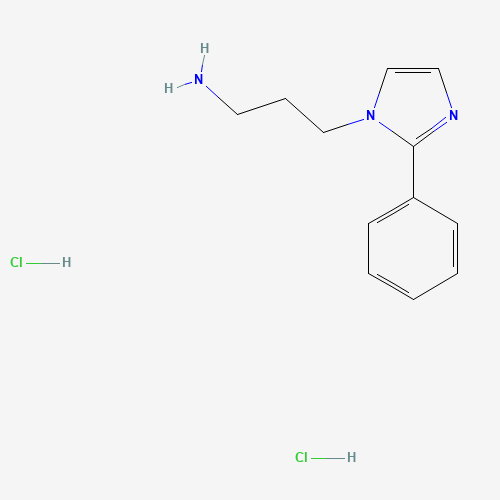 93668-45-2 [3-(2-Phenyl-1H-imidazol-1-yl)propyl]amine dihydrochloride chemical structure