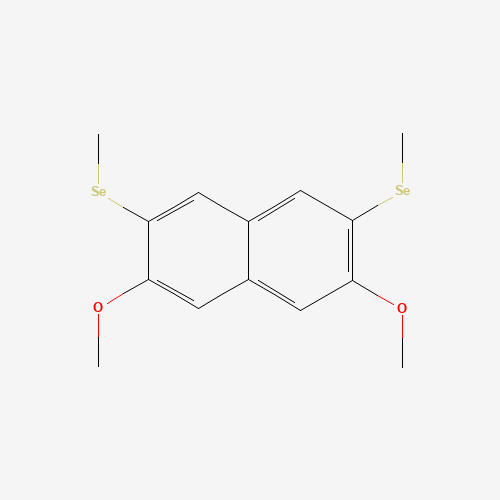 105405-00-3 2,7-Dimethoxy-3,6-bis(methylseleno)-naphthalene chemical structure