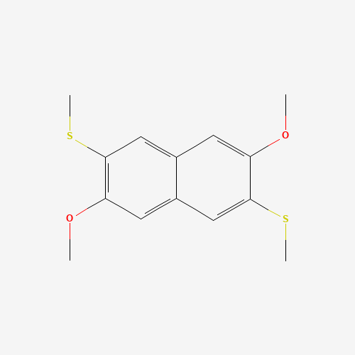 136559-34-7 2,6-Dimethoxy-3,7-bis(methylthio)-naphthalene chemical structure