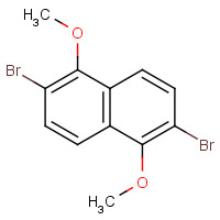 91394-96-6 2,6-Dibromo-1,5-dimethoxynaphthalene chemical structure