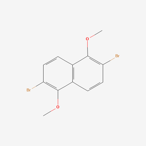 91394-96-6 2,6-Dibromo-1,5-dimethoxynaphthalene chemical structure