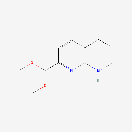 204452-91-5 7-Dimethoxymethyl-1,2,3,4-tetrahydro-[1,8]naphthyridine chemical structure