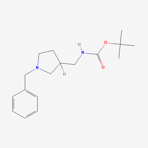 155497-10-2 (1-Benzyl-pyrrolidin-3-ylmethyl)-carbamic acid tert-butyl ester chemical structure