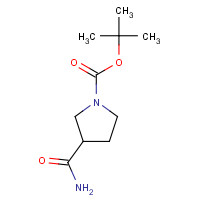 122684-34-8 3-Carbamoyl-pyrrolidine-1-carboxylic acid tert-butyl ester chemical structure
