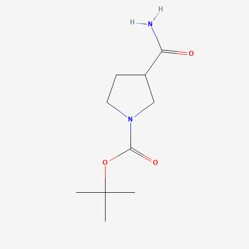 122684-34-8 3-Carbamoyl-pyrrolidine-1-carboxylic acid tert-butyl ester chemical structure