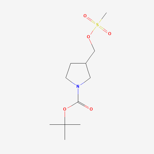 141699-56-1 3-Methanesulfonyloxymethyl-pyrrolidine-1-carboxylic acid tert butyl ester chemical structure