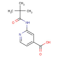470463-34-4 2-(2,2-Dimethyl-propionylamino)-isonicotinic acid chemical structure
