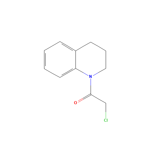 28668-58-8 2-Chloro-1-(3,4-dihydro-2H-quinolin-1-yl)-ethanone chemical structure
