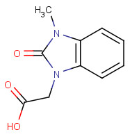 1848-90-4 (3-Methyl-2-oxo-2,3-dihydro-benzoimidazol-1-yl)-acetic acid chemical structure