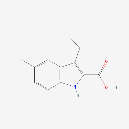 446830-65-5 3-Ethyl-5-methyl-1H-indole-2-carboxylic acid chemical structure