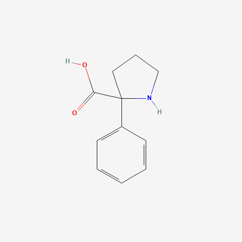 25860-44-0 2-Phenyl-pyrrolidine-2-carboxylic acid hydrochloride chemical structure