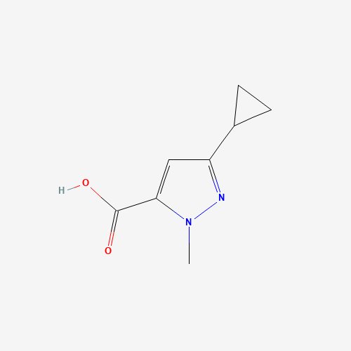 957500-07-1 5-Cyclopropyl-2-methyl-2H-pyrazole-3-carboxylic acid chemical structure