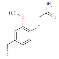 186685-89-2 2-(4-Formyl-2-methoxy-phenoxy)-acetamide chemical structure