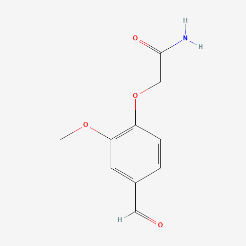 186685-89-2 2-(4-Formyl-2-methoxy-phenoxy)-acetamide chemical structure
