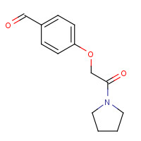 438229-79-9 4-(2-Oxo-2-pyrrolidin-1-yl-ethoxy)-benzaldehyde chemical structure