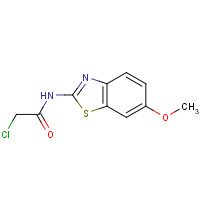 3427-30-3 2-Chloro-N-(6-methoxy-benzothiazol-2-yl)-acetamide chemical structure