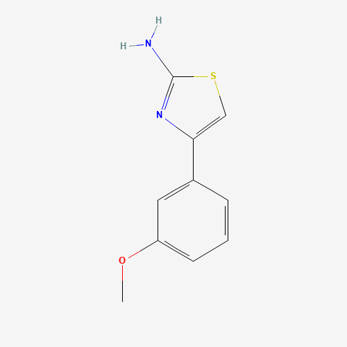 83558-37-6 4-(3-Methoxy-phenyl)-thiazol-2-ylamine chemical structure