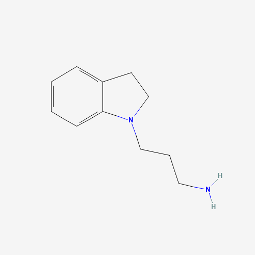 61123-70-4 3-(2,3-Dihydro-indol-1-yl)-propylamine chemical structure