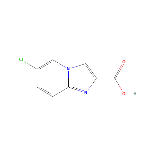 182181-19-7 6-Chloroimidazo[1,2-a]pyridine-2-carboxylic acid chemical structure
