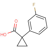 248588-33-2 1-(3-Fluoro-phenyl)-cyclopropanecarboxylic acid chemical structure