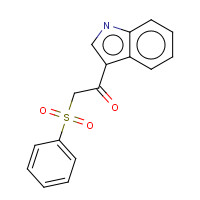 292855-52-8 1-(Indol-3-yl)-2-(phenylsulfonyl)ethanone chemical structure