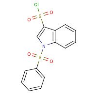 535930-73-5 1-(Phenylsulfonyl)indole-3-sulfonyl chloride chemical structure