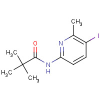 676588-16-2 N-(5-Iodo-6-methyl-pyridin-2-yl)-2,2-dimethyl-propionamide chemical structure