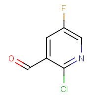 851484-95-2 2-Chloro-5-fluoro-pyridine-3-carbaldehyde chemical structure