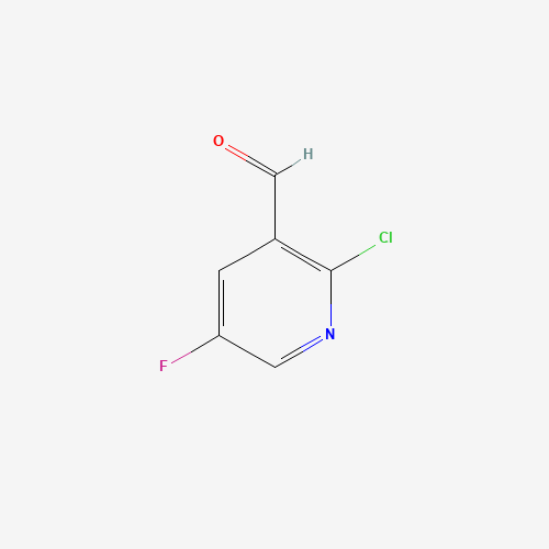 851484-95-2 2-Chloro-5-fluoro-pyridine-3-carbaldehyde chemical structure