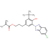 96478-15-8 2-Methylacrylic acid 3-[3-tert-butyl-5-(5-chlorobe nzotriazol-2-yl)-4-hydroxyphenyl]-propyl ester chemical structure