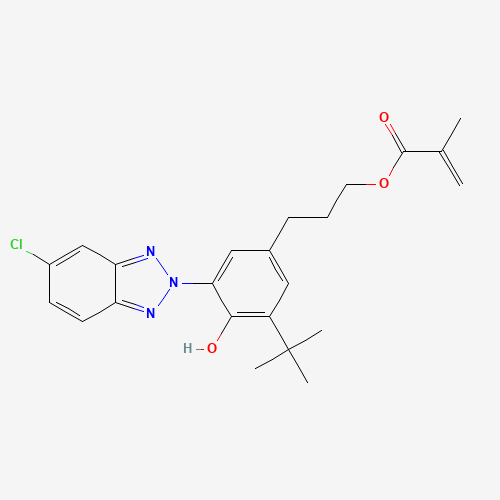 96478-15-8 2-Methylacrylic acid 3-[3-tert-butyl-5-(5-chlorobe nzotriazol-2-yl)-4-hydroxyphenyl]-propyl ester chemical structure