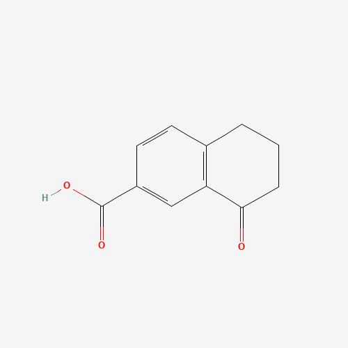 89781-52-2 8-Oxo-5,6,7,8-tetrahydronaphthalene-2-carboxylic acid chemical structure