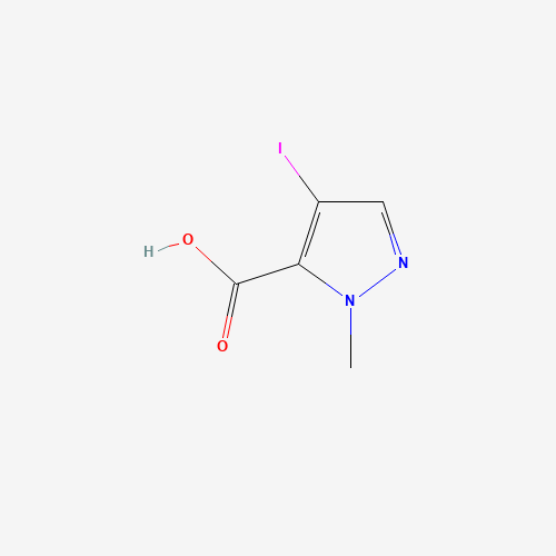 75092-30-7 4-Iodo-1-methyl-1H-pyrazole-5-carboxylic acid chemical structure